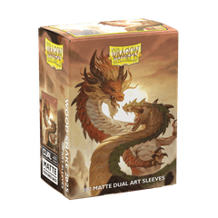 Dragon Shield Sleeves: Dual Matte Wood Snake (Box of 100)